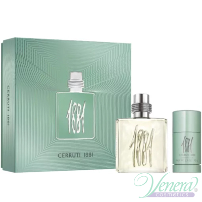 Cerruti 1881 Pour Homme Set (EDT 100ml + Deo Stick 75ml) for Men Gift Sets