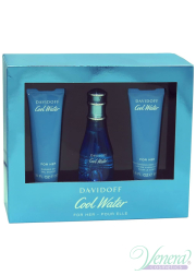 Davidoff Cool Water Set (EDT 50ml + BL 50ml + SG 50ml) for Women Women's Gift sets