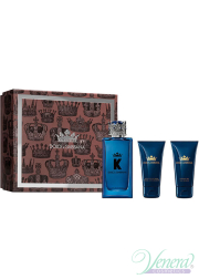 Dolce&Gabbana K by Dolce&Gabbana Eau de Parfum Set (EDP 100ml + ASB 50ml + SG 50ml) for Men