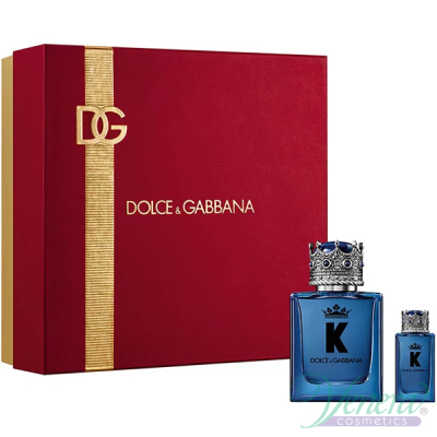 Dolce&Gabbana K by Dolce&Gabbana Eau de Parfum Set (EDP 50ml + EDP 5ml) for Men Men's Gift sets