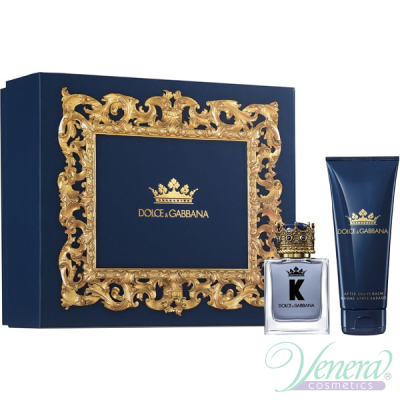 Dolce&Gabbana K by Dolce&Gabbana Set (EDT 50ml + AS Balm 75ml) for Men Men's Gift sets