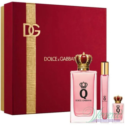 Dolce&Gabbana Q by Dolce&Gabbana Set (EDP 100ml + EDP 10ml + EDP 5ml) for Women Gift Sets