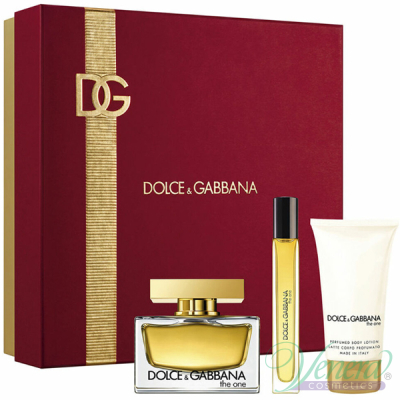 Dolce&Gabbana The One Set (EDP 75ml + BL 50ml + EDT 10ml) for Women Women's Gift Sets