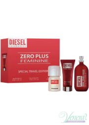 Diesel Zero Plus Set (EDT 75ml + BL 100ml + Plus Plus EDT 30ml) for Women Women's Gift Sets