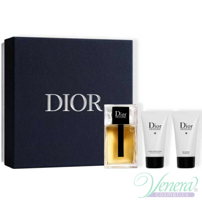 Dior Homme 2020 Set (EDT 100ml + AS Balm 50ml + SG 50ml) for Men Gift Sets