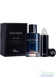 Dior Sauvage Eau de Parfum Set (EDP 100ml + EDP 10ml)) for Men Men's Gift sets