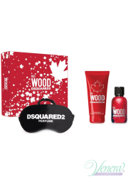 Dsquared2 Red Wood Set (EDT 50ml + SG 100ml + Night Mask) for Women Women's Gift sets