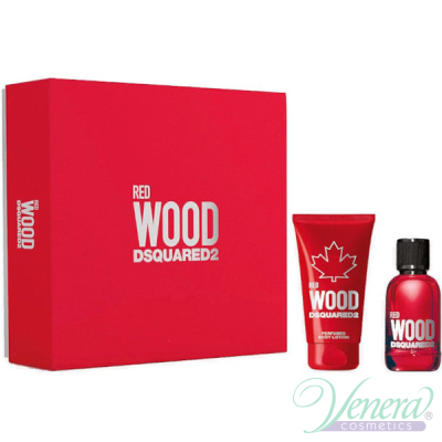 Dsquared2 Red Wood Set (EDT 30ml + SG 50ml) for Women Women's Gift sets