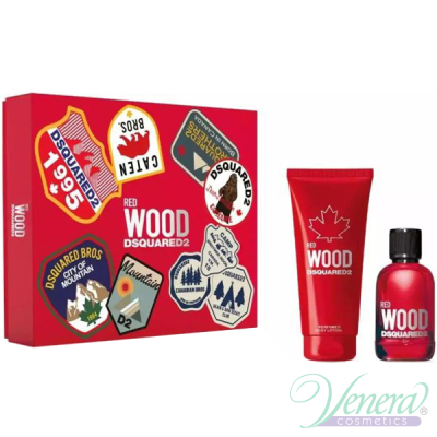 Dsquared2 Red Wood Set (EDT 100ml + SG 150ml) for Women Women's Gift sets