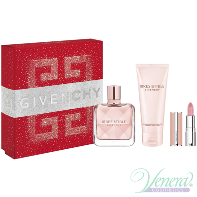 Givenchy Irresistible Set (EDP 50ml + BL 100ml + Lipstick) for Women Women's Gift sets
