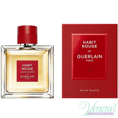 Guerlain Habit Rouge EDT 100ml for Men Men's Fragrances