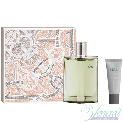 Hermes H24 Eau de Parfum Set (EDP 100ml + Face Moisturiser 20ml) for Men Men's Gift Sets