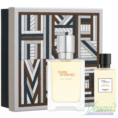 Hermes Terre D'Hermes Eau Givree Set (EDP 50ml + SG 40ml) for Men Men's Gift sets