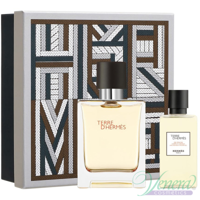 Hermes Terre D'Hermes Set (EDT 50ml + SG 40ml) for Men Men's Gift sets