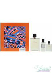 Hermes Terre D'Hermes Set (EDT 100ml + EDT 12.5ml + After Save Balm 40ml) for Men Men's