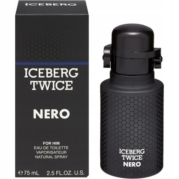 for EDT | Twice 75ml Iceberg Men Cosmetics Venera Nero