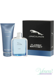 Jaguar Classic Blue Set (EDT 100ml + SG 200ml) for Men Men's Gift Sets