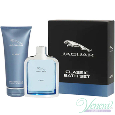 Jaguar Classic Blue Set (EDT 100ml + SG 200ml) for Men Men's Gift Sets