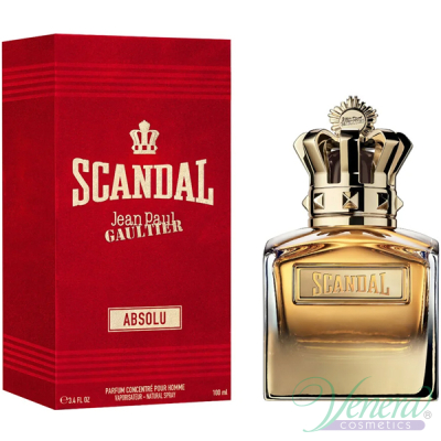 Jean Paul Gaultier Scandal Pour Homme Absolu Parfum 100ml for Men Men's Fragrance