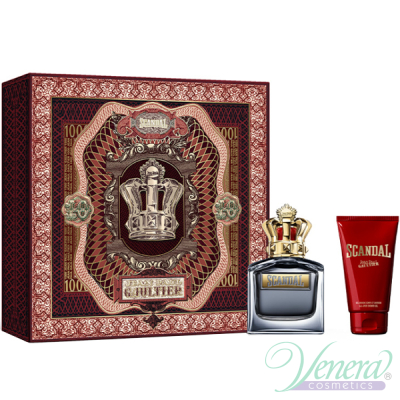 Jean Paul Gaultier Scandal Pour Homme Set (EDT 100ml + SG 75ml) for Men Men's Gift sets