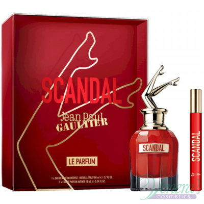Jean Paul Gaultier Scandal Le Parfum Set (EDP 80ml + EDP 10ml) for Women Women's Gift sets