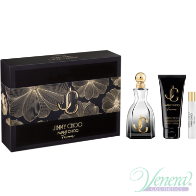 Jimmy Choo I Want Choo Forever Set (EDP 100ml + EDP 7.5ml + BL 100ml) for Women Women's GIft sets