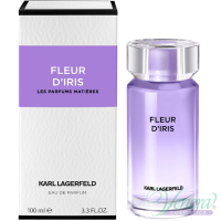 Karl Lagerfeld Fleur d'Iris EDP 100ml for Women Without Package Women's Fragrances without package
