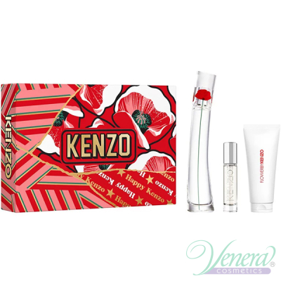 Kenzo Flower by Kenzo Set (EDP 50ml + EDP 10ml + BM 75ml) for Women Gift Sets