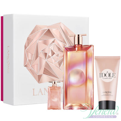 Lancome Idole Nectar Set (EDP 50ml + EDP 5ml + Body Cream 50ml) for Women Women's Gift sets