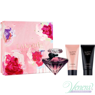Lancome La Nuit Tresor Set (EDP 50ml + BL 50ml + SG 50ml) for Women Women's Gift sets