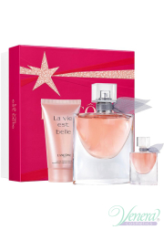 Lancome La Vie Est Belle Set (EDP 50ml + BL 50ml + EDP 4ml) for Women Women's Gift sets