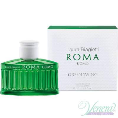 Laura Biagiotti Roma Uomo Green Swing EDT 125ml for Men Men's Fragrances