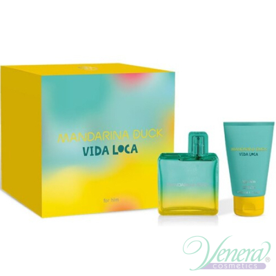 Mandarina Duck Vida Loca For Him Set (EDT 100ml + SG 50ml) for Men Men's Gift sets