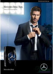 Mercedes-Benz Man Intense EDT 100ml for Men Without Package Men's Fragrances without package
