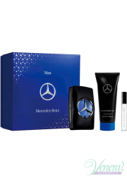 Mercedes-Benz Man Set (EDT 100ml + SG 100ml + EDT 10ml) for Men  Men's Gift sets