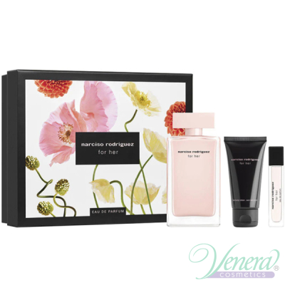 Narciso Rodriguez for Her Set (EDP 100ml + EDP 10ml + BL 50ml) for Women Gift Sets