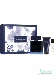 Narciso Rodriguez for Him Bleu Noir Eau de Parfum Set (EDP 100ml + EDP 10ml + SG 50ml) for Men Men's Gift sets