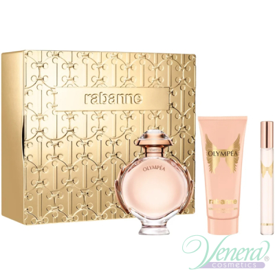 Paco Rabanne Olympea Set (EDP 80ml + EDP 10ml + BL 100ml) for Women Women's Gift sets