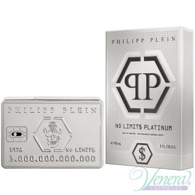 Philipp Plein No Limit$ Platinum EDP 90ml for Men Men's Fragrance