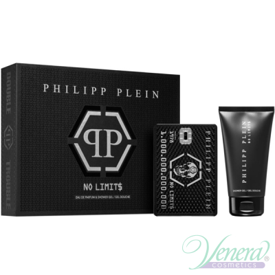Philipp Plein No Limit$ Set (EDP 90ml + SG 150ml) for Men Men's Gift sets