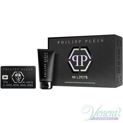 Philipp Plein No Limit$ Set (EDP 50ml + After Shave Balm 50ml) for Men Men's Gift sets