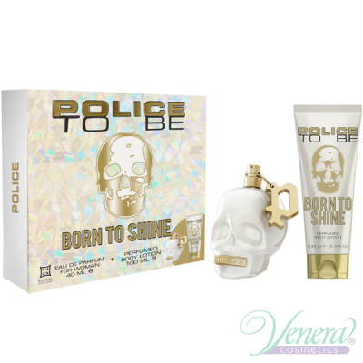 Police To Be Born To Shine Set (EDP 40ml + Body Lotion 100ml) for Women Women's Gift sets