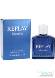 Replay Essential for Him EDT 75ml for Men Without Package Men's Fragrances without package