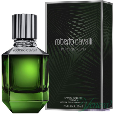Roberto Cavalli Paradise Found EDT 75ml for Men Men's Fragrances