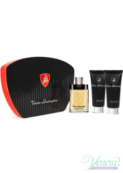 Tonino Lamborghini Invincibile Set (EDT 125ml + ASB 150ml + SG 150ml) for Men Men's Fragrances