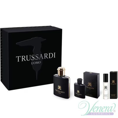 Trussardi Uomo 2011 Set (EDT 50ml + EDT 7ml + Travel EDT 10ml) for Men Gift Sets