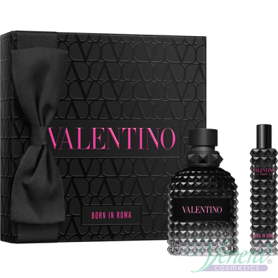 Valentino Uomo Born in Roma Set (EDT 50ml + EDT 15ml) for Men Men's Gift Sets