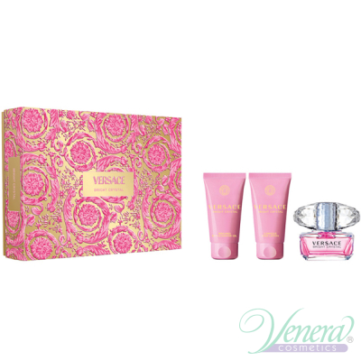 Versace Bright Crystal Set (EDT 50ml + BL 50ml + SG 50ml) for Women Women's