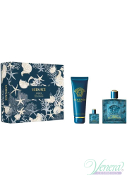 Versace Eros Eau de Parfum Set (EDP 100ml + EDP...