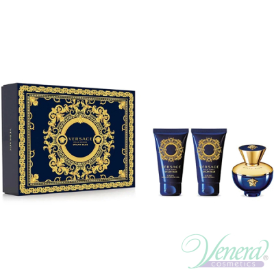 Versace Pour Femme Dylan Blue Set (EDP 50ml + BL 50ml + SG 50ml) for Women Women's Gift sets
